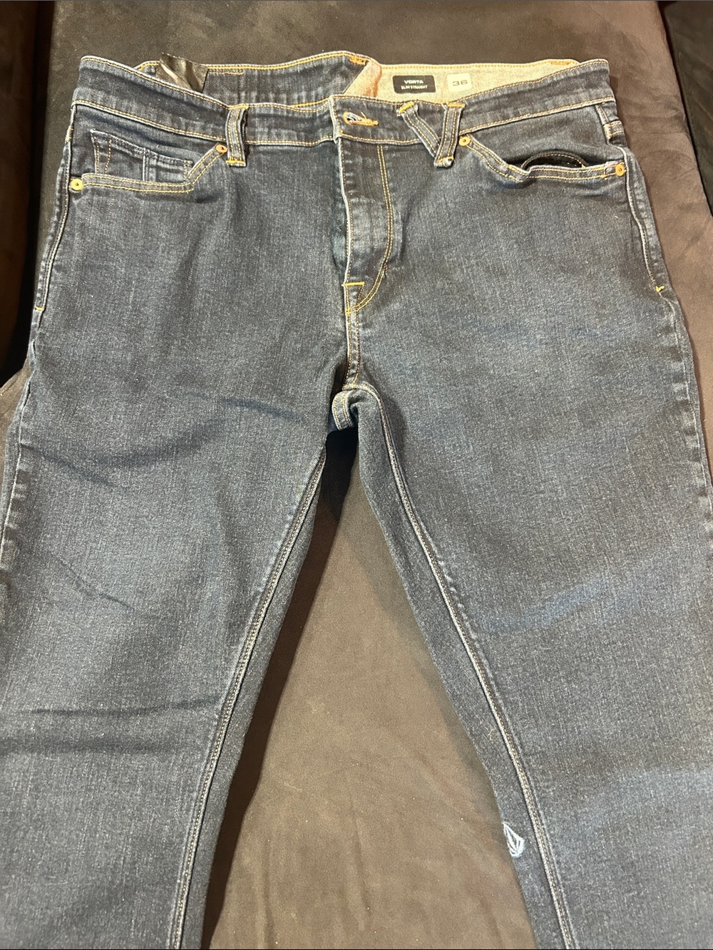 Volcom Vorta slim straight jeans size 36